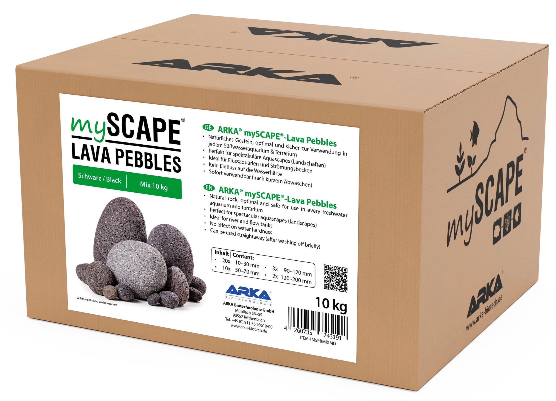 ARKA myScape Rocks – Dekorative Lava-Steine für Aquarien
