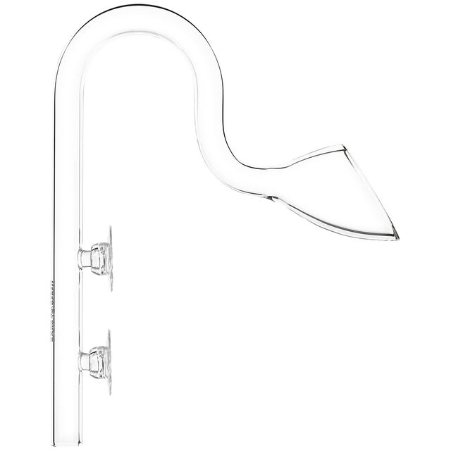 Aqua Rebell Glass Lily Pipe im bepflanzten Aquarium

