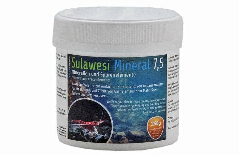 SaltyShrimp - Sulawesi Mineral 7,5 - 250g - GarnelenTv-Shop

SaltyShrimp Sulawesi Mineral 7,5 250g - Mineralien für Garnelen und Osmosewasser

